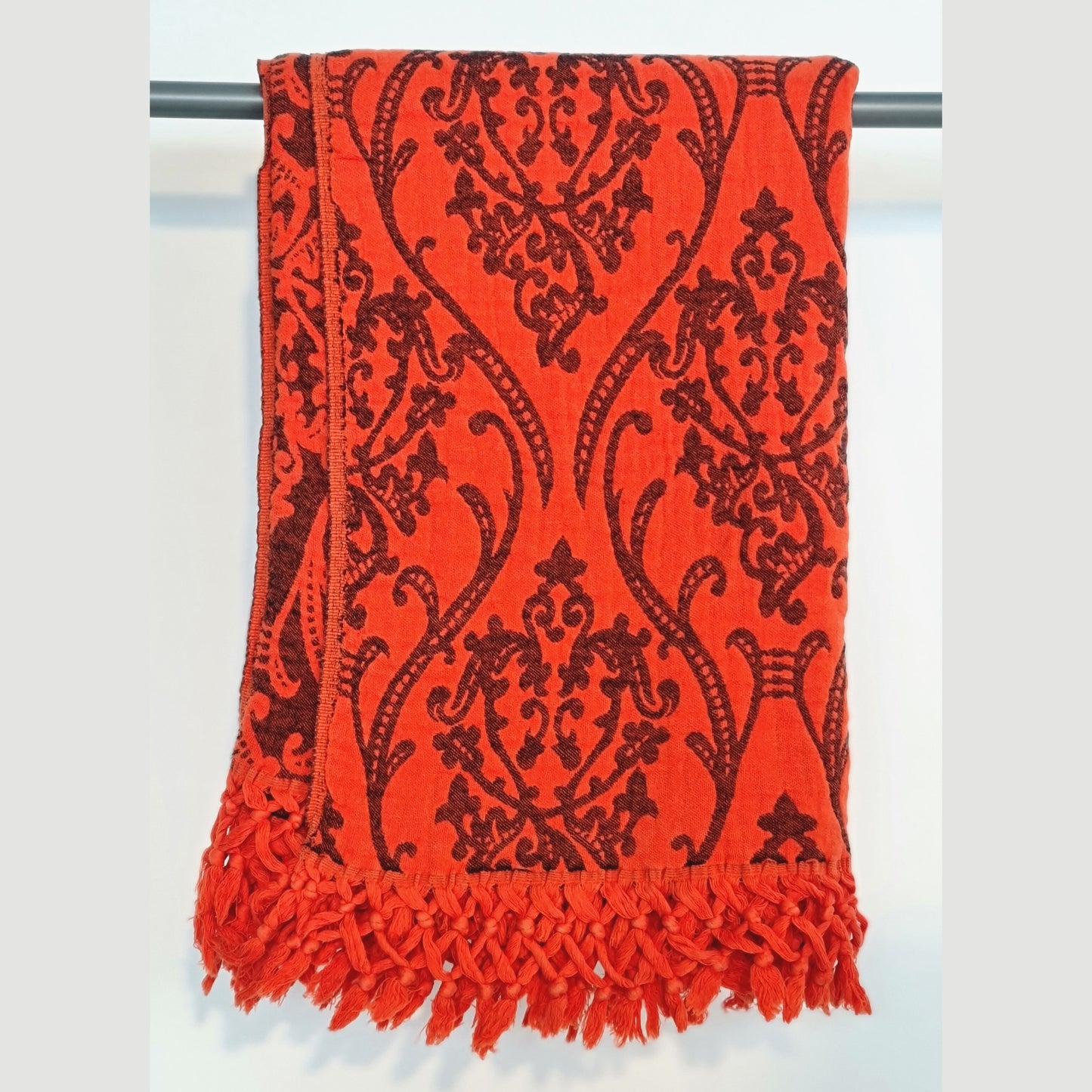 Jacquard Turkish Towel Throw Blanket