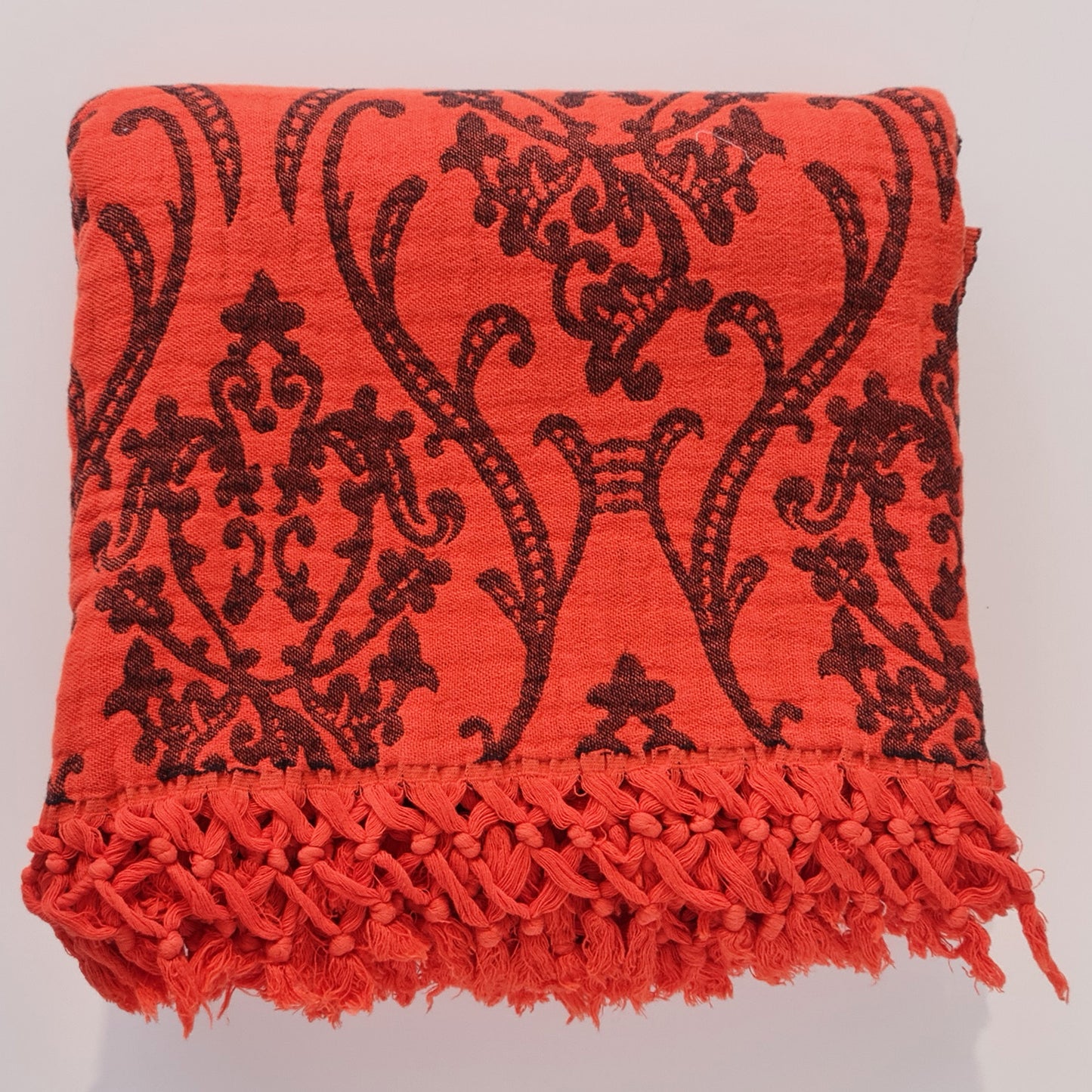 Jacquard Turkish Towel Throw Blanket