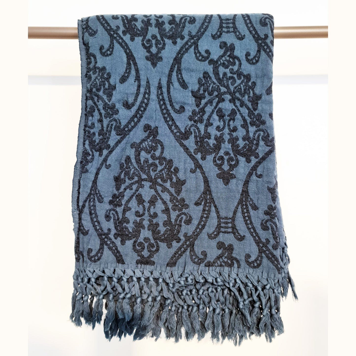 Jacquard Turkish Towel Throw Blanket