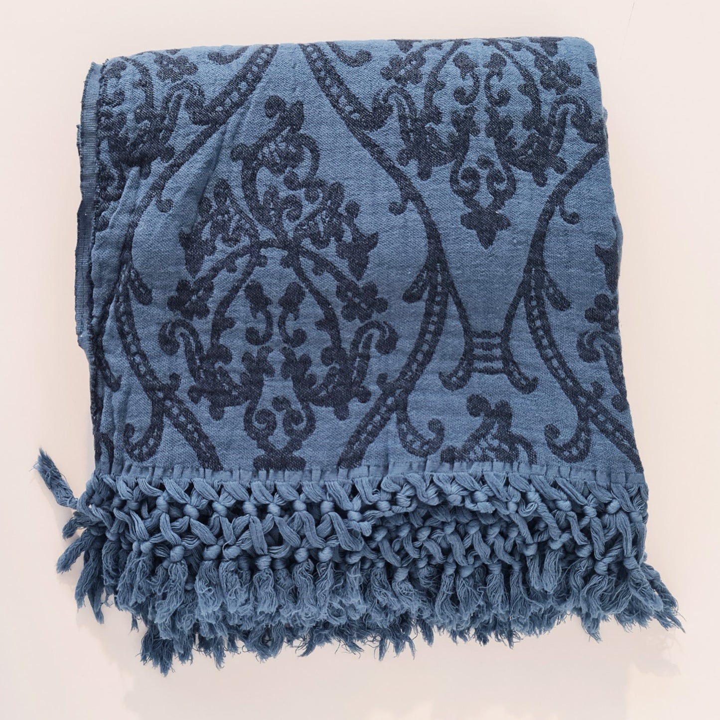 Jacquard Turkish Towel Throw Blanket