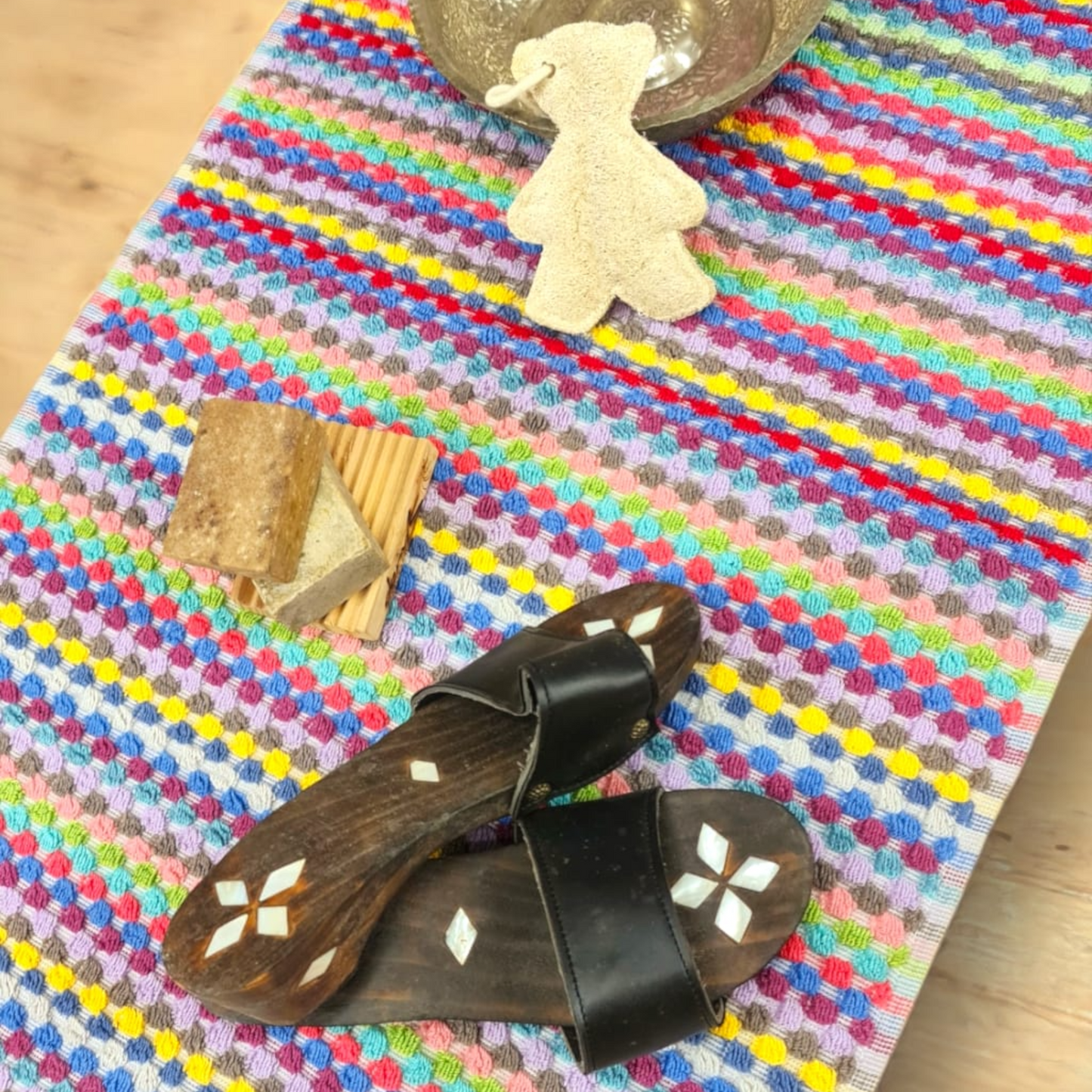 Natural Cotton Turkish Towel Bath Matt