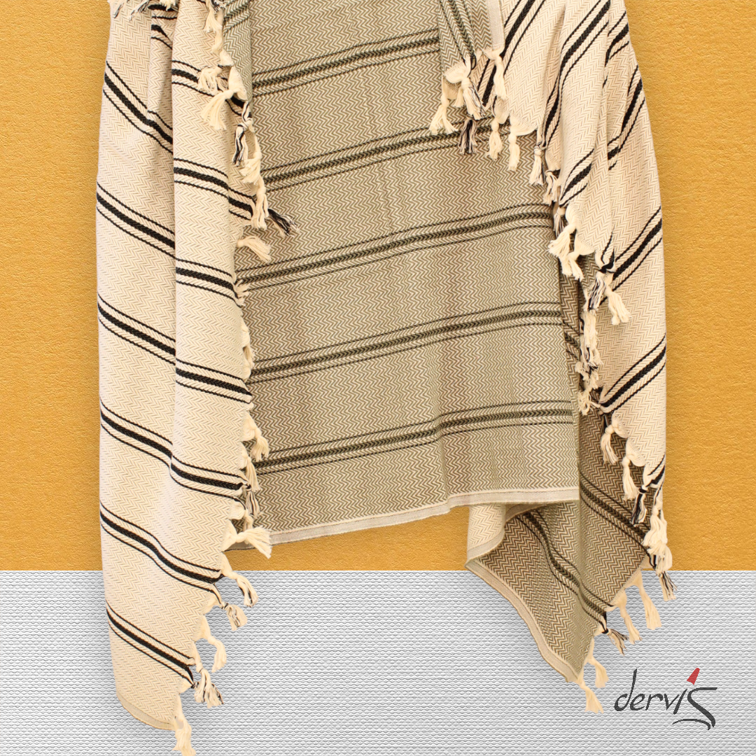 Natural Cotton Turkish Towel Beach Blanket