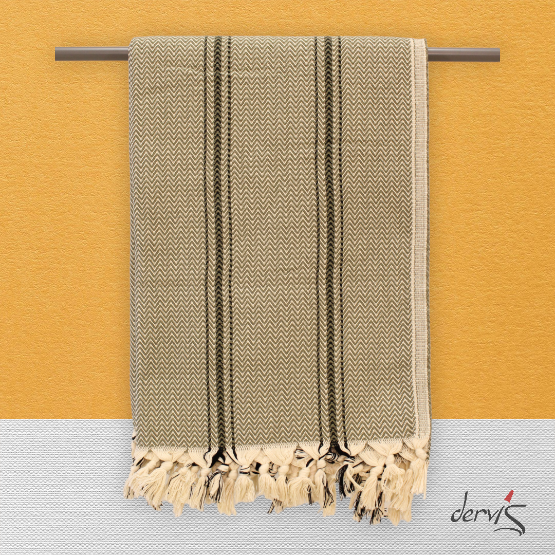 Natural Cotton Turkish Towel Beach Blanket