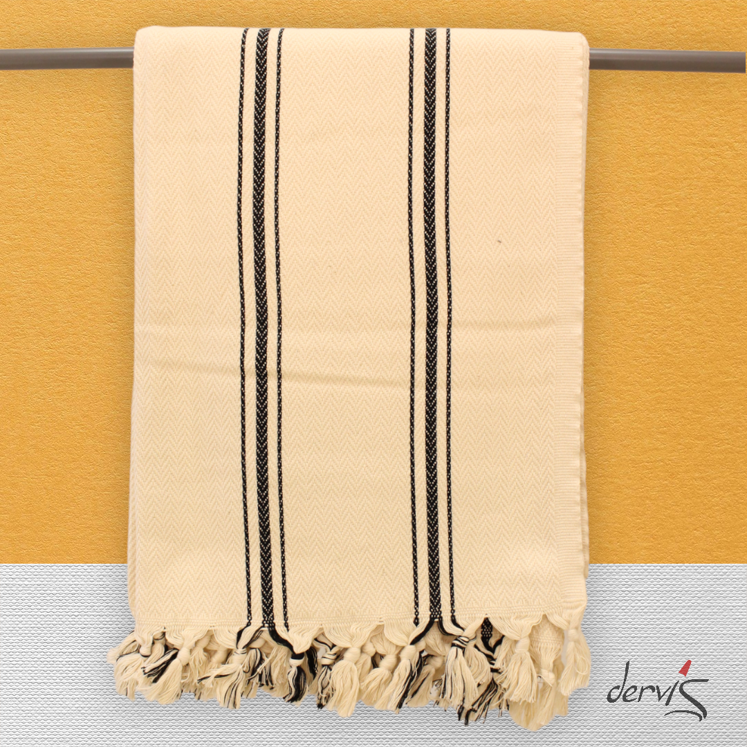 Natural Cotton Turkish Towel Beach Blanket