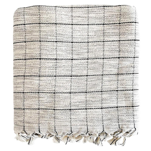 Natural Cotton Turkish Towel Blanket