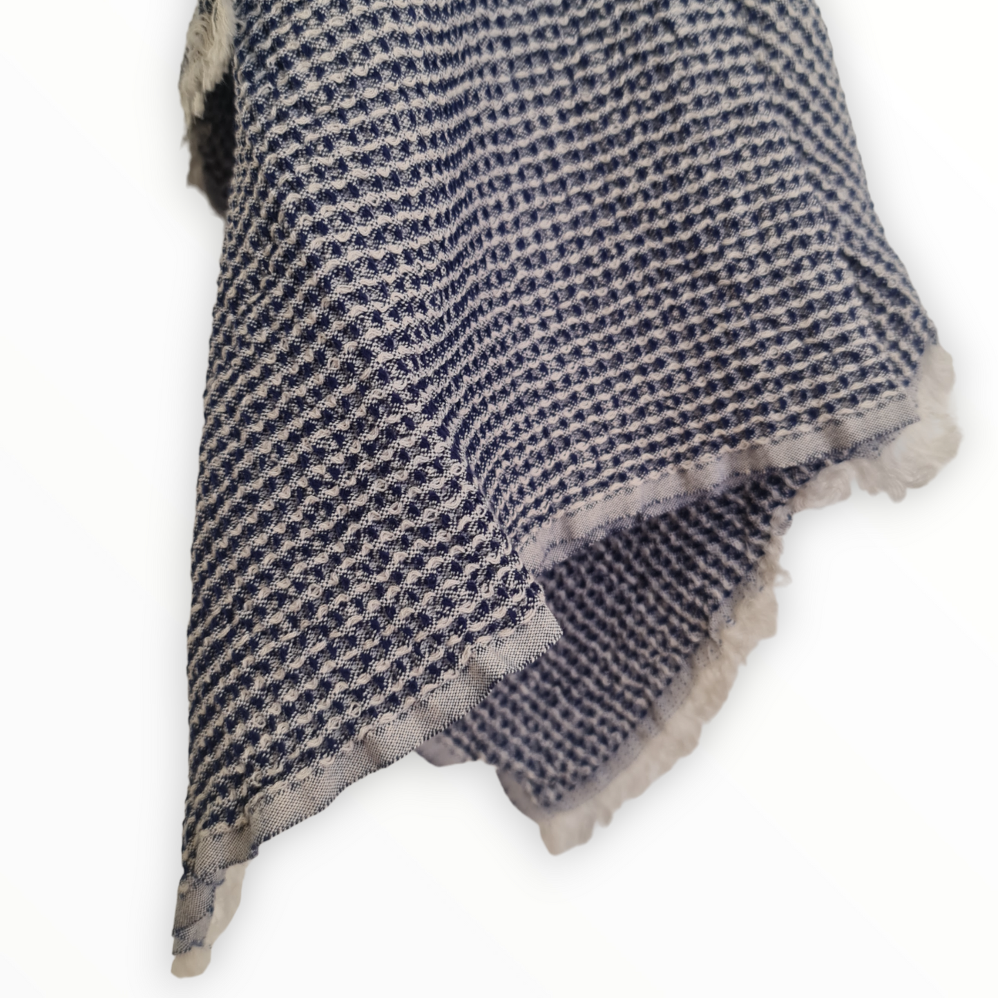 Natural Cotton Waffle Woven Turkish Hand Towel, Kitchen Towel, Guest Towel