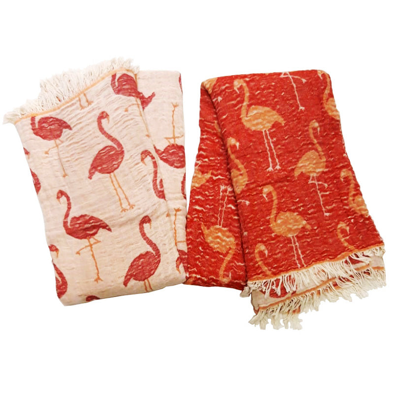 Flamingo Pestemal Turkish Towel