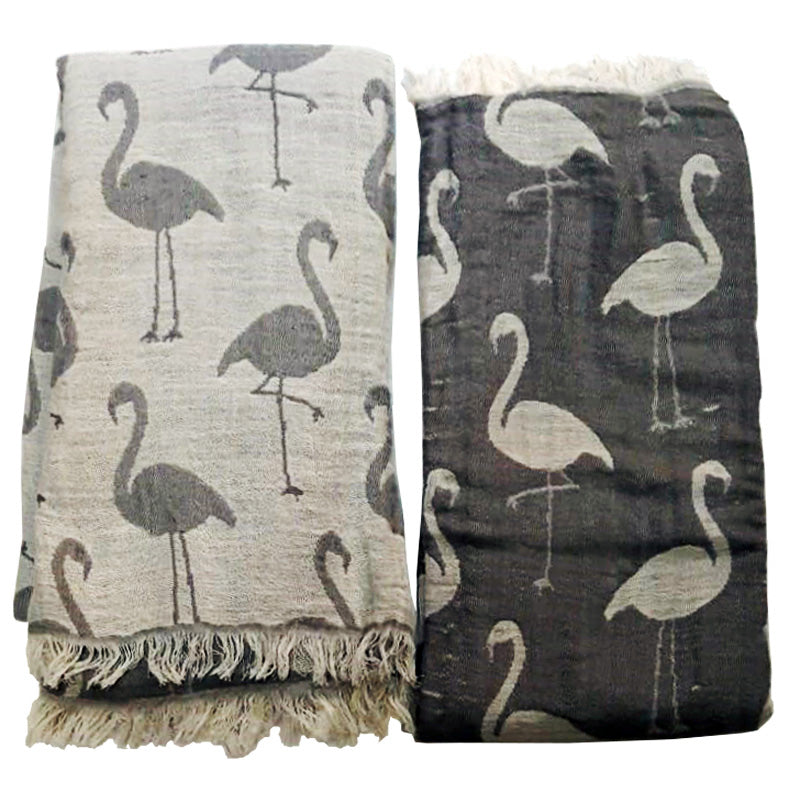 Flamingo Pestemal Turkish Towel