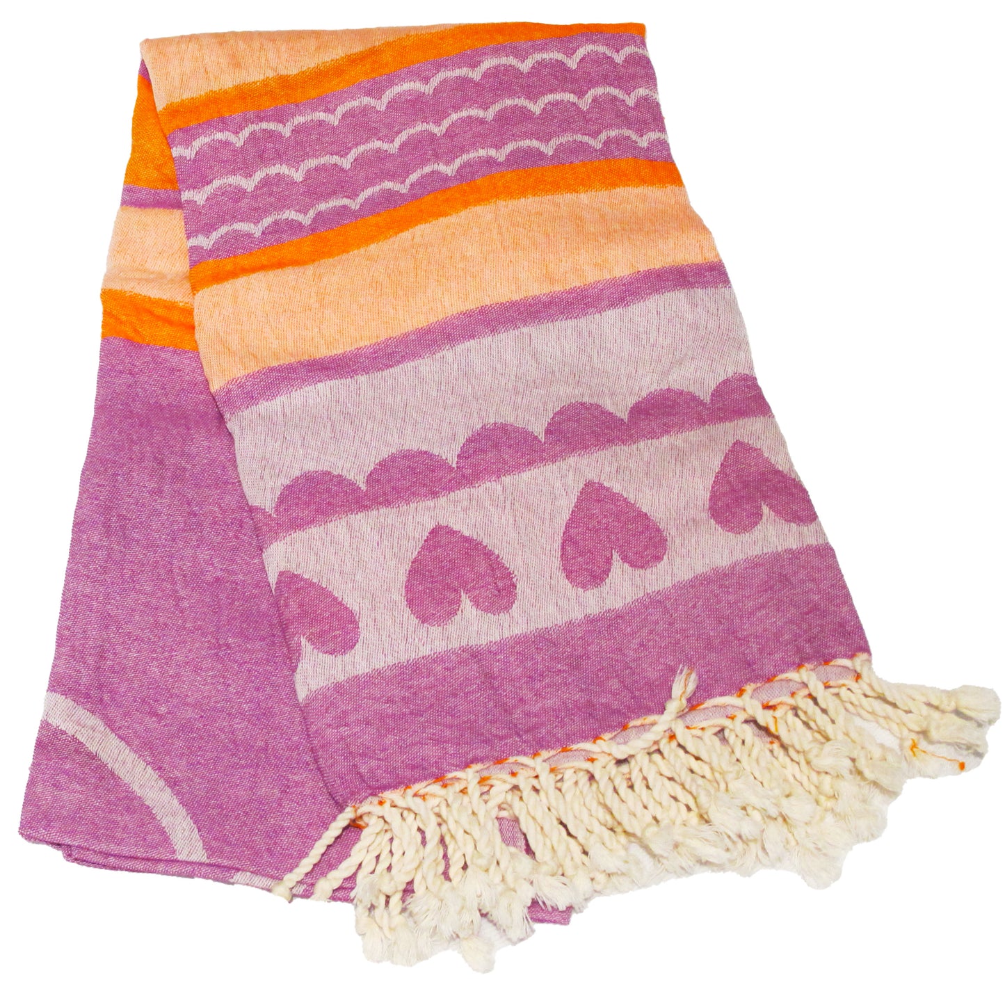 Pink Marine Pestemal Turkish Towel