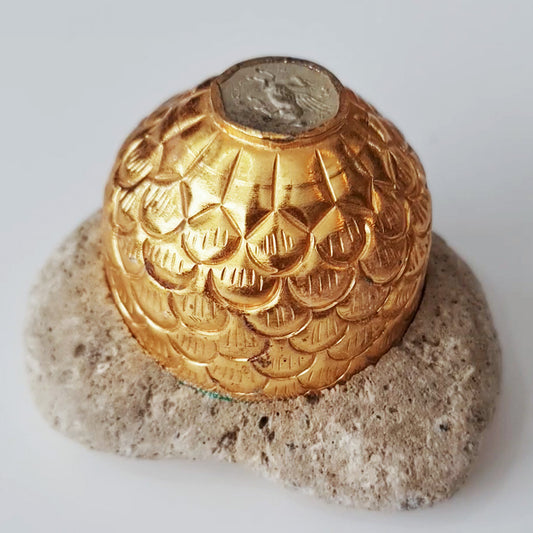 Pumice Stone Hand Made Copper Covered