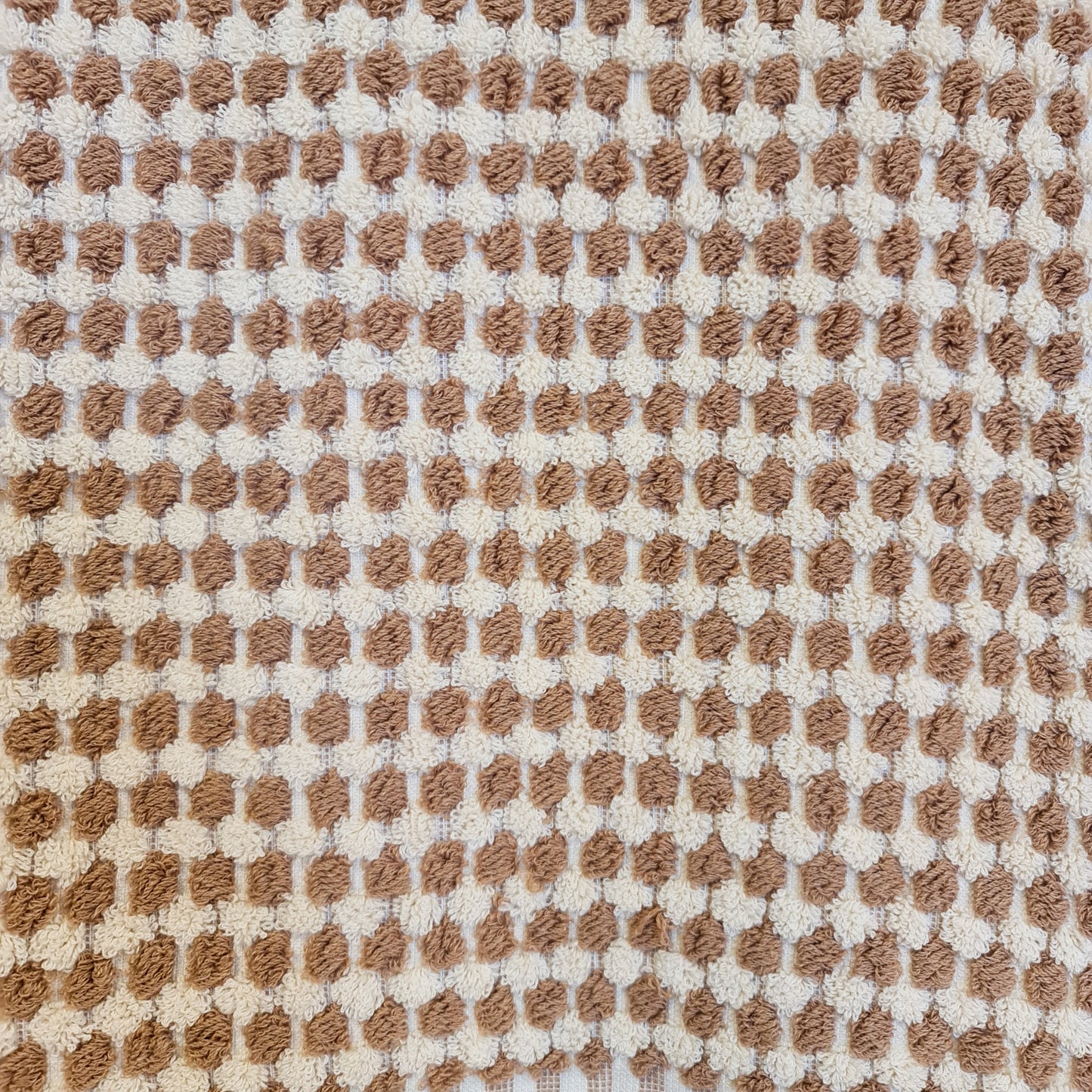 Turkish Hammam Bath Terry Towels Brown Dotted