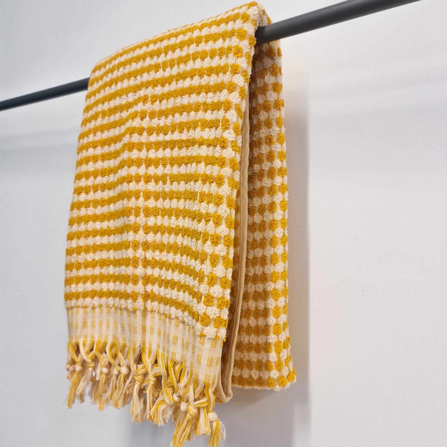Turkish Hammam Bath Terry Towels Golden Dotted