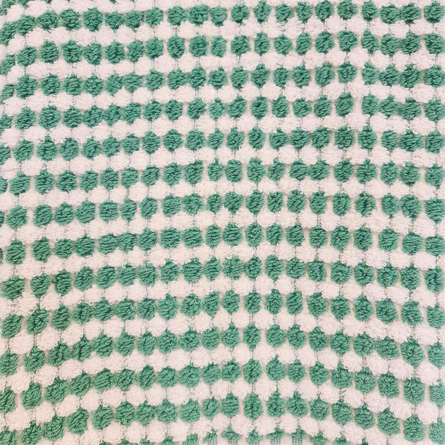 Turkish Hammam Bath Terry Towels Green Dotted