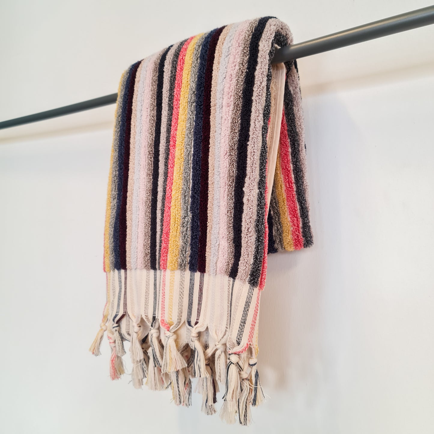 Turkish Hammam Bath Terry Towels Multi Color Stripe