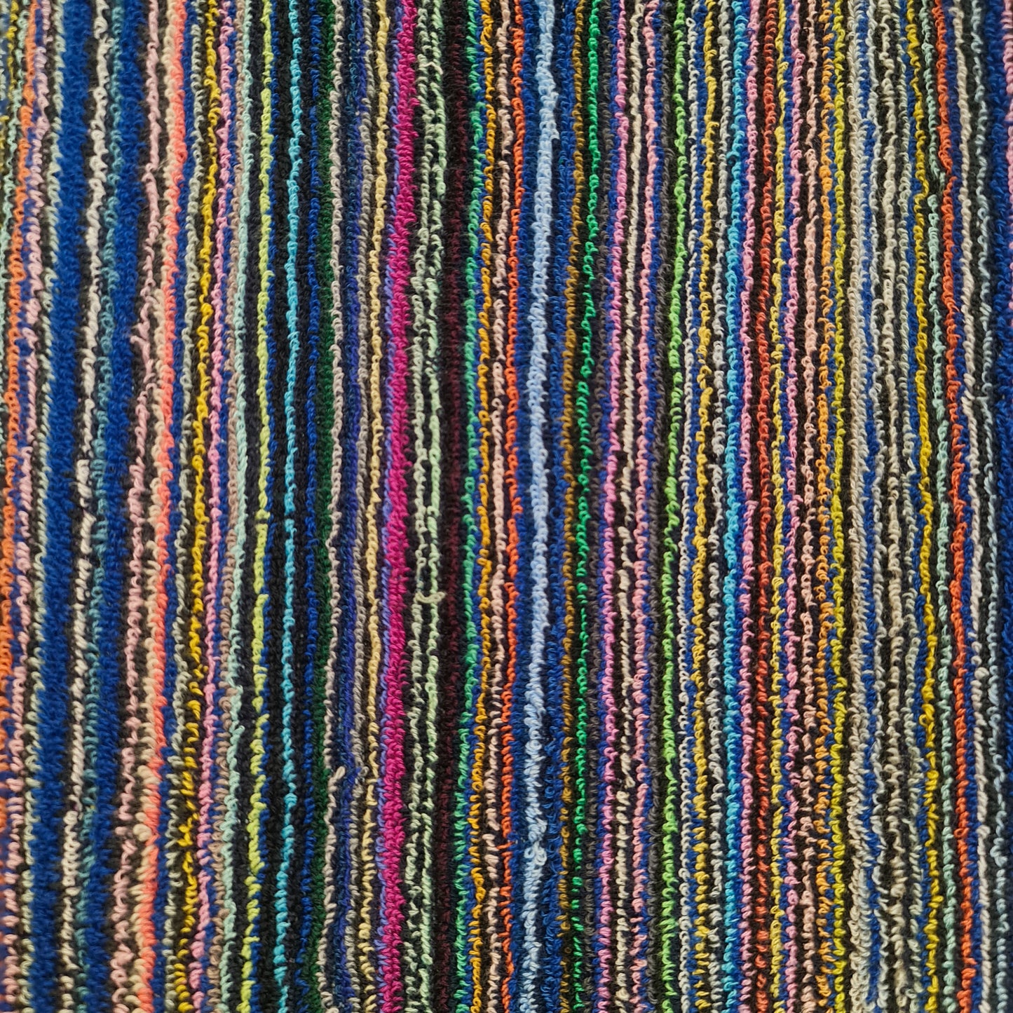 Turkish Hammam Bath Terry Towels Multi Indigo Stripe