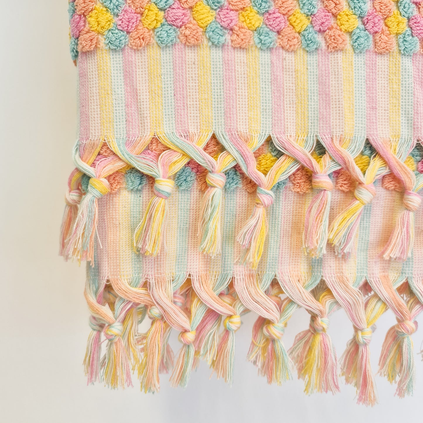 Turkish Hammam Bath Terry Towels Multi Pink Dotted