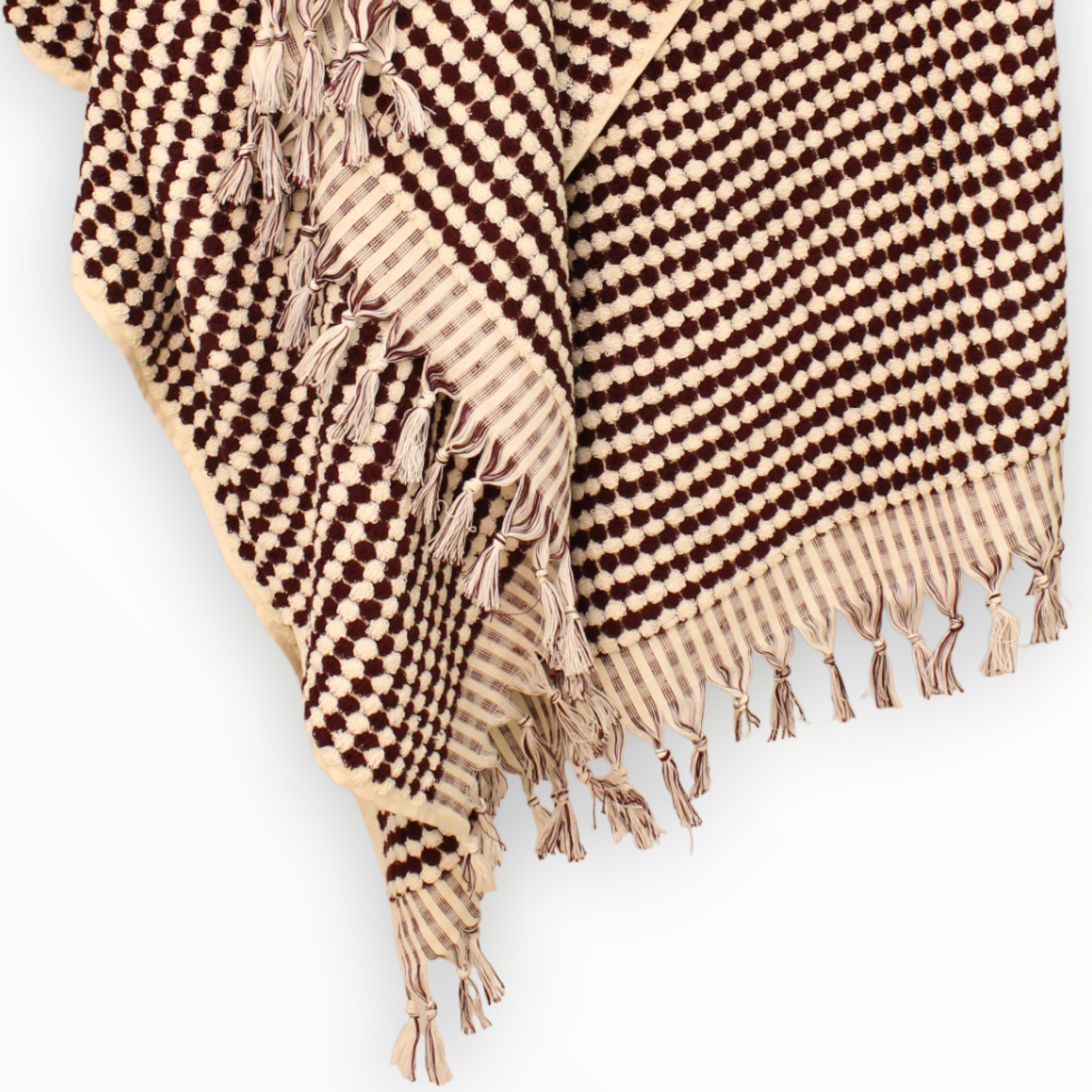 Turkish Hammam Pompom Terry Bath Towel