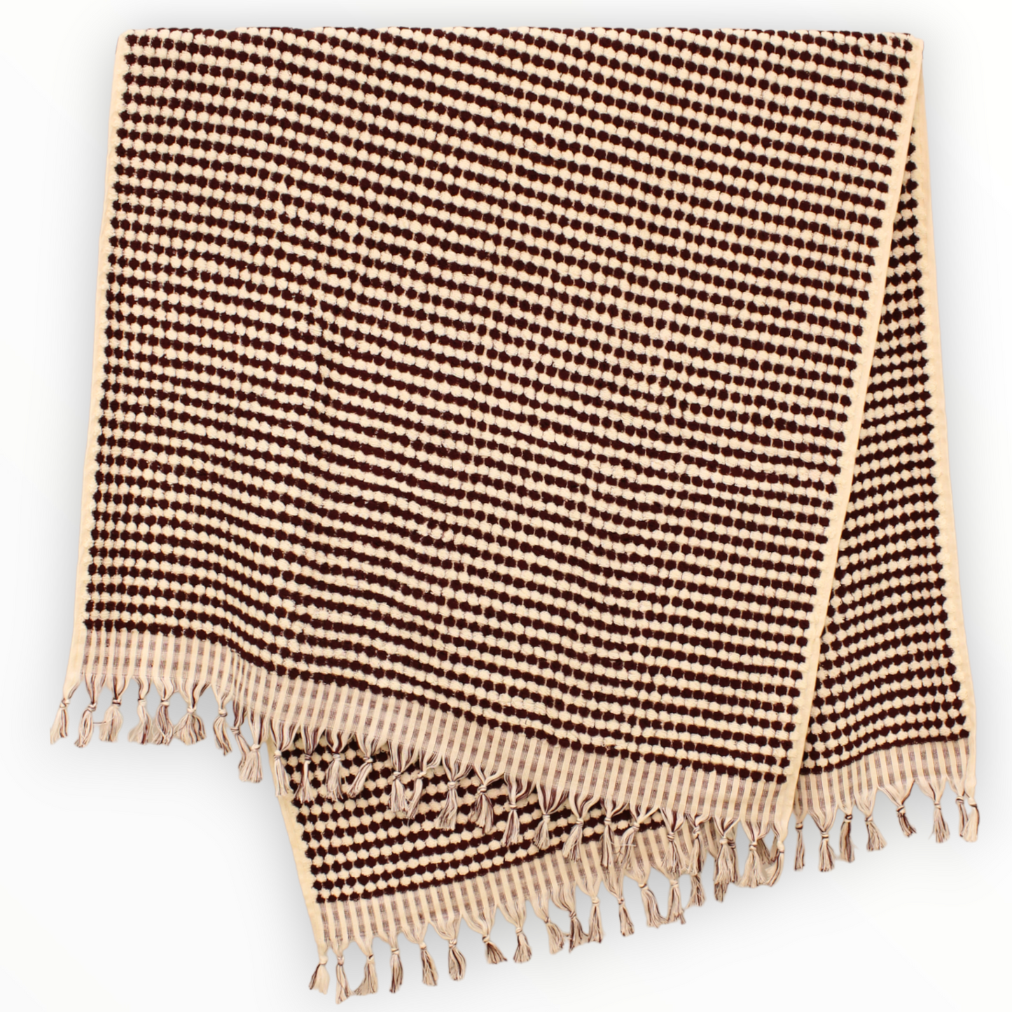 Turkish Hammam Pompom Terry Bath Towel