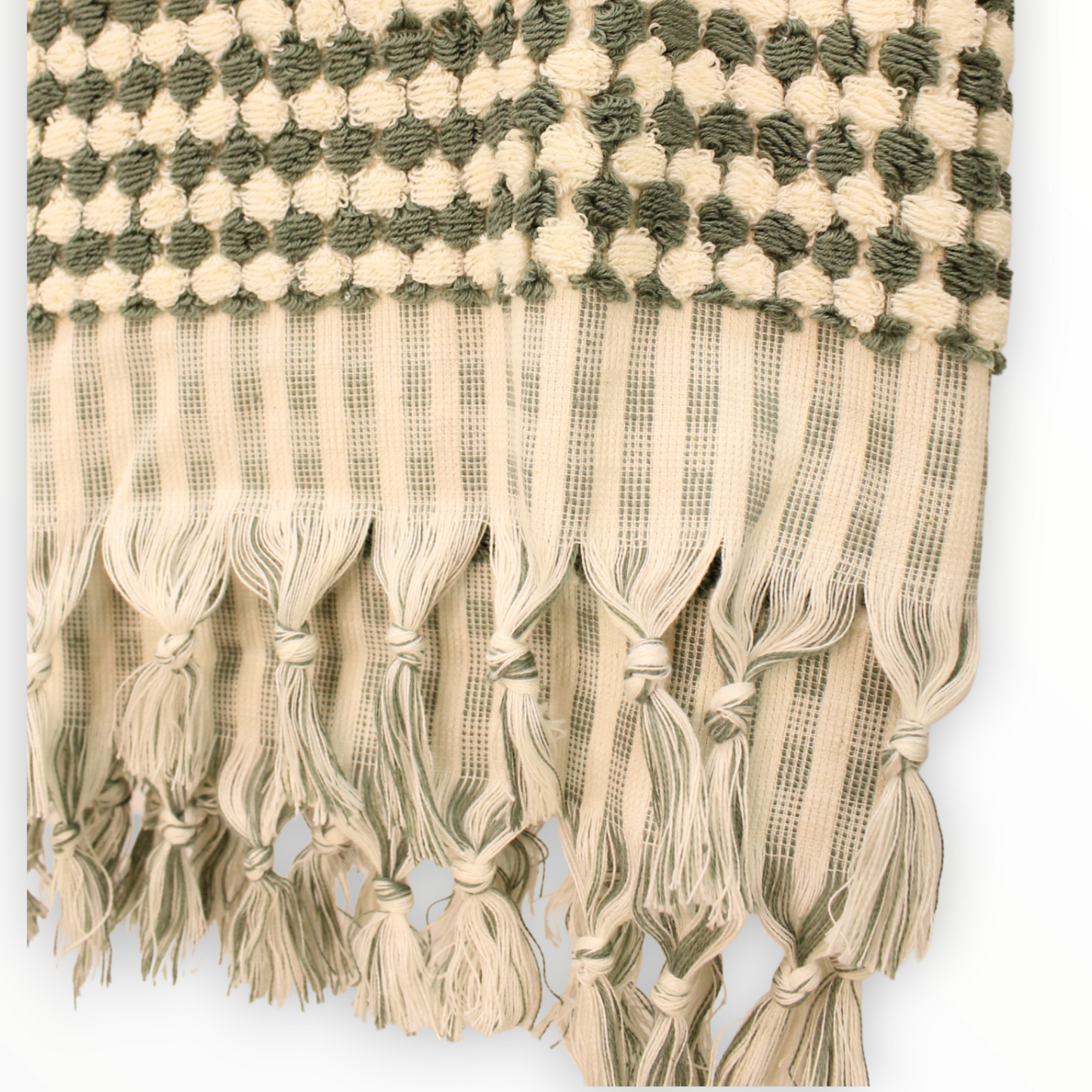 Turkish Hammam Pompom Terry Bath Towel