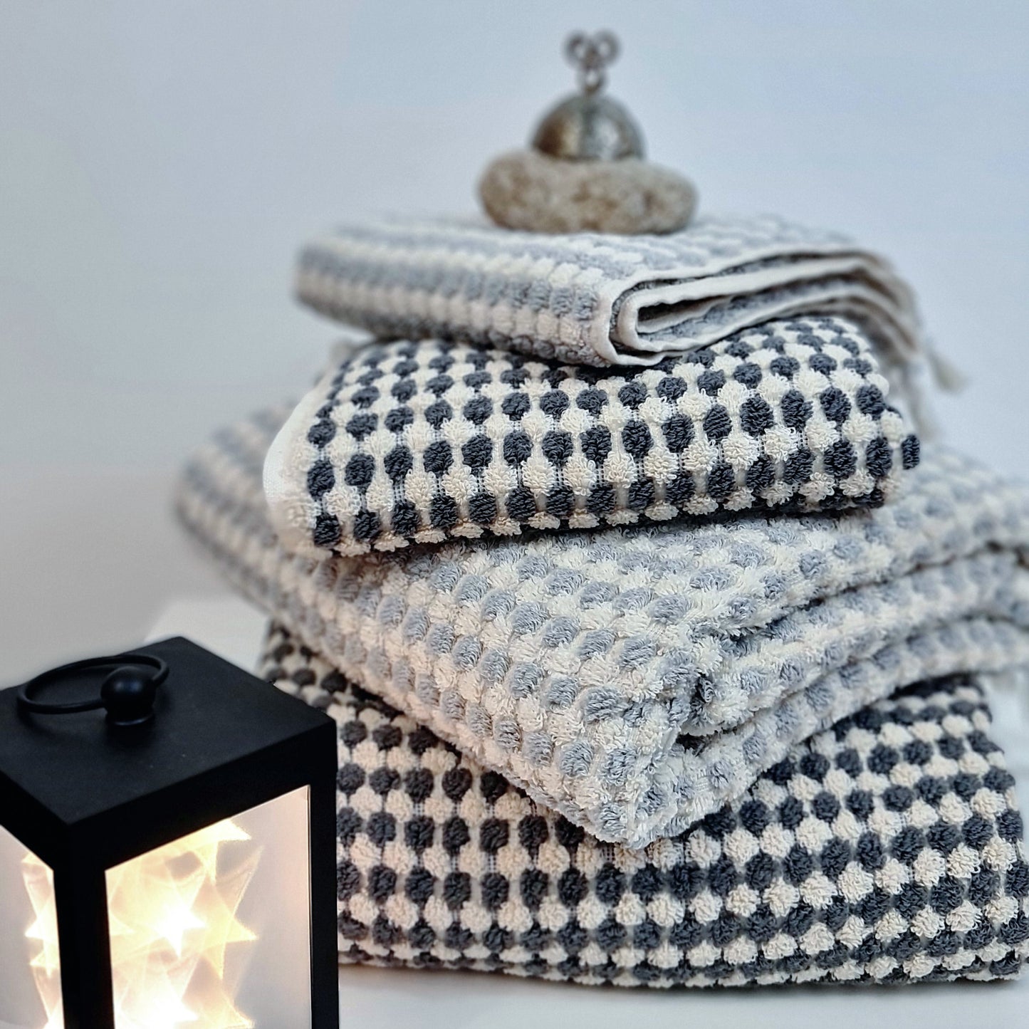 Turkish Hammam Towel Set Grey