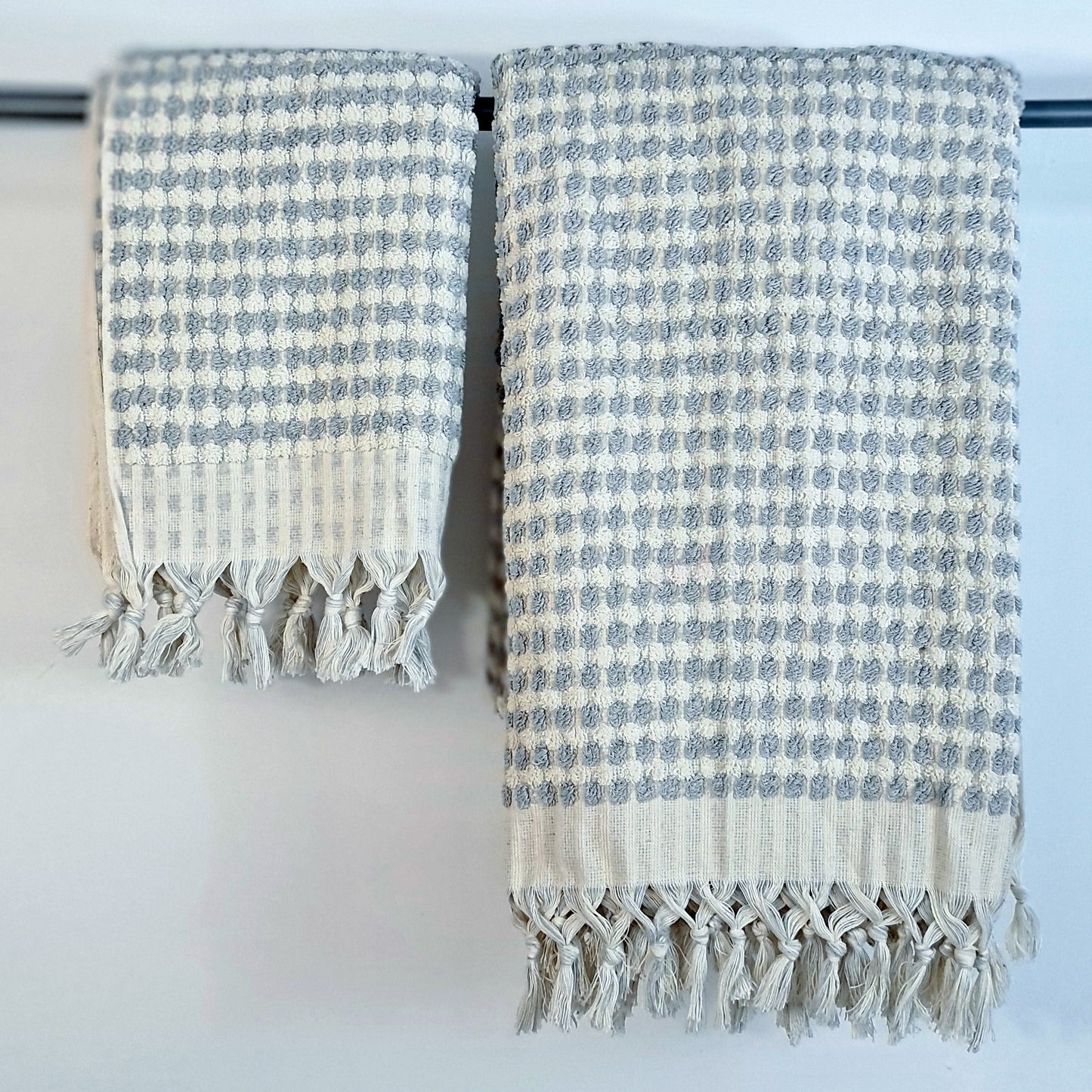 Turkish Hammam Towel Set Grey