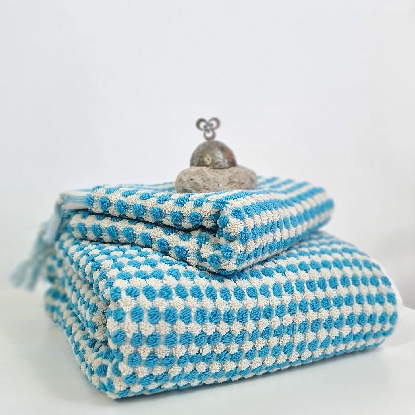Turkish Hammam Towel Set Turquoise