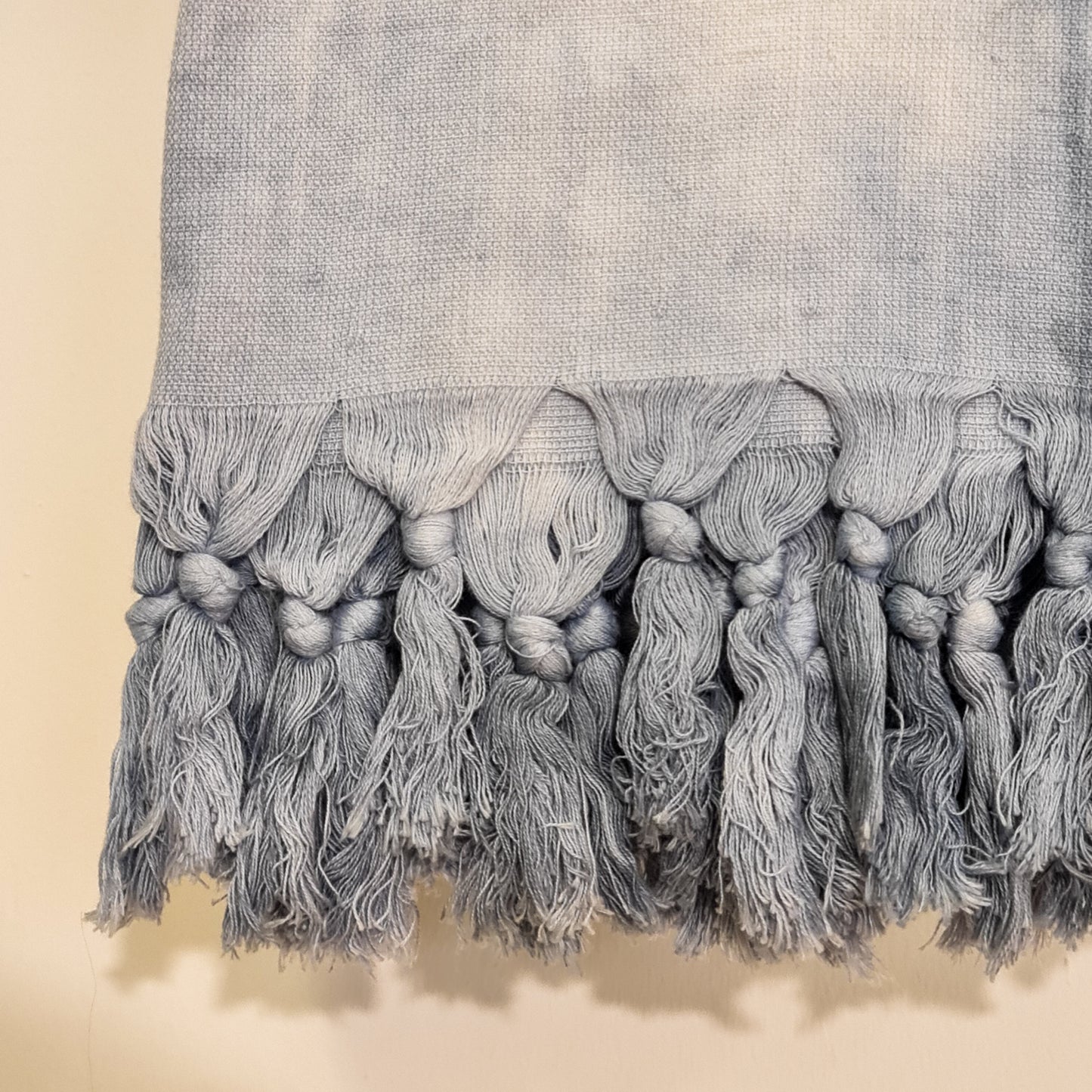 Turkish Terry Cotton Bath Towel Tie-Dye Grey
