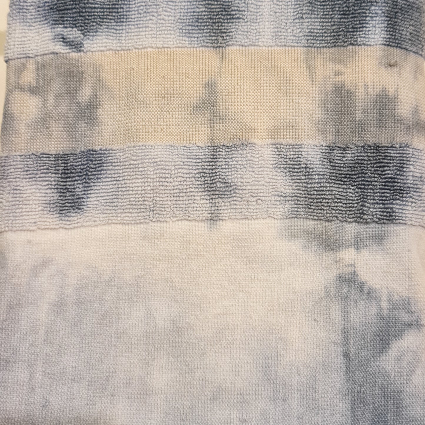Turkish Terry Cotton Bath Towel Tie-Dye Grey