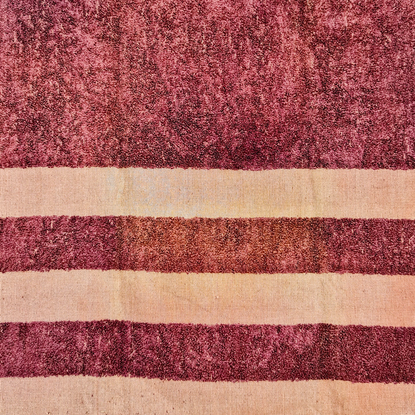 Turkish Terry Silk Bath Towel Burgundy