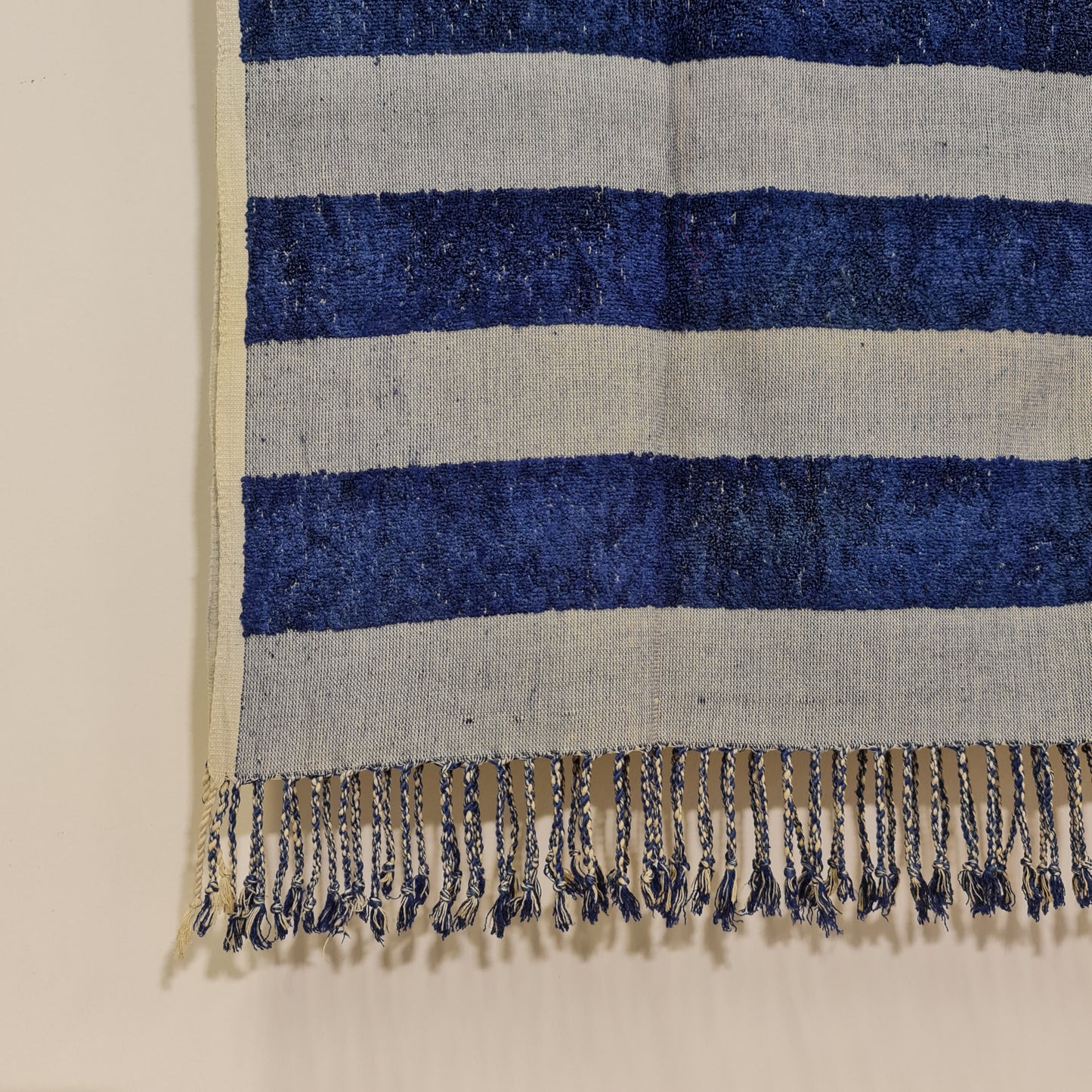 Turkish Terry Silk Bath Towel Indigo