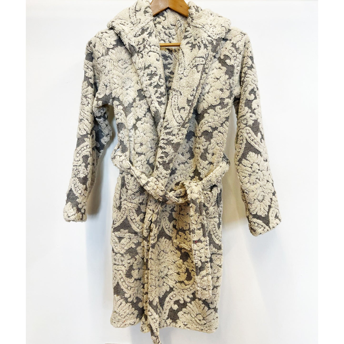 Turkish Terry Towel Kids Bathrobe Damascus Design