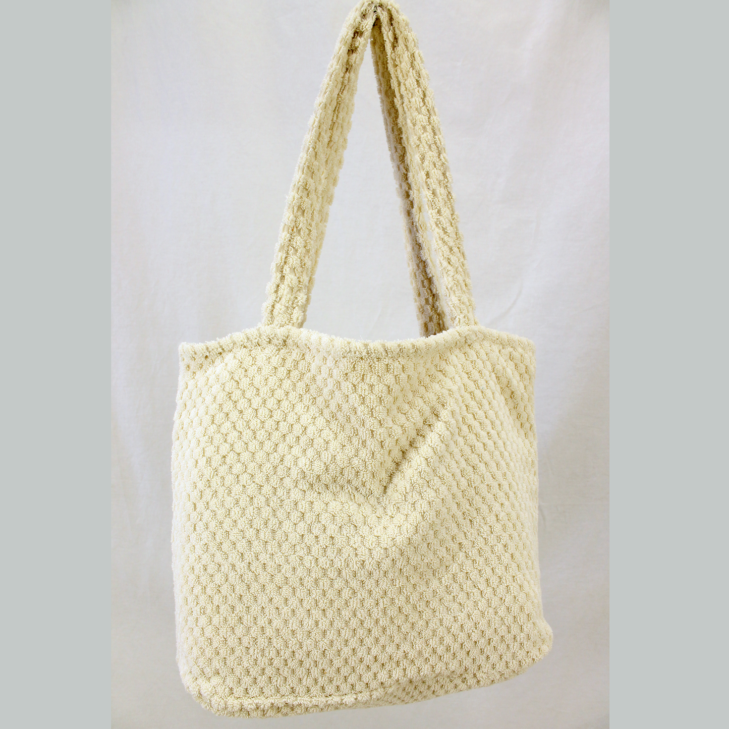 Turkish Terry Towel Shopping Bag, Beach Bag, Tote Bag