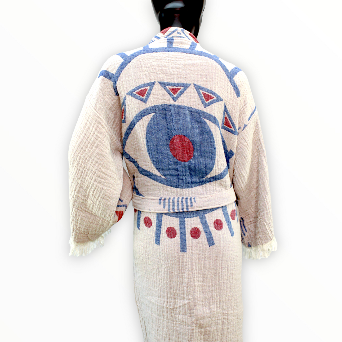 Turkish Towel Bathrobe Kimono Kaftan