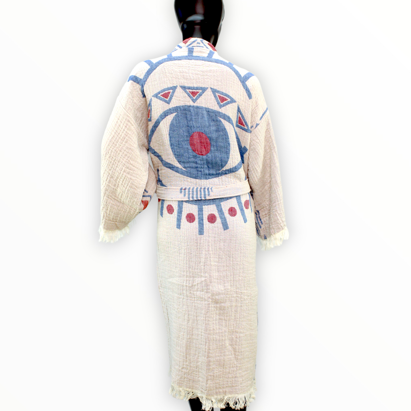 Turkish Towel Bathrobe Kimono Kaftan