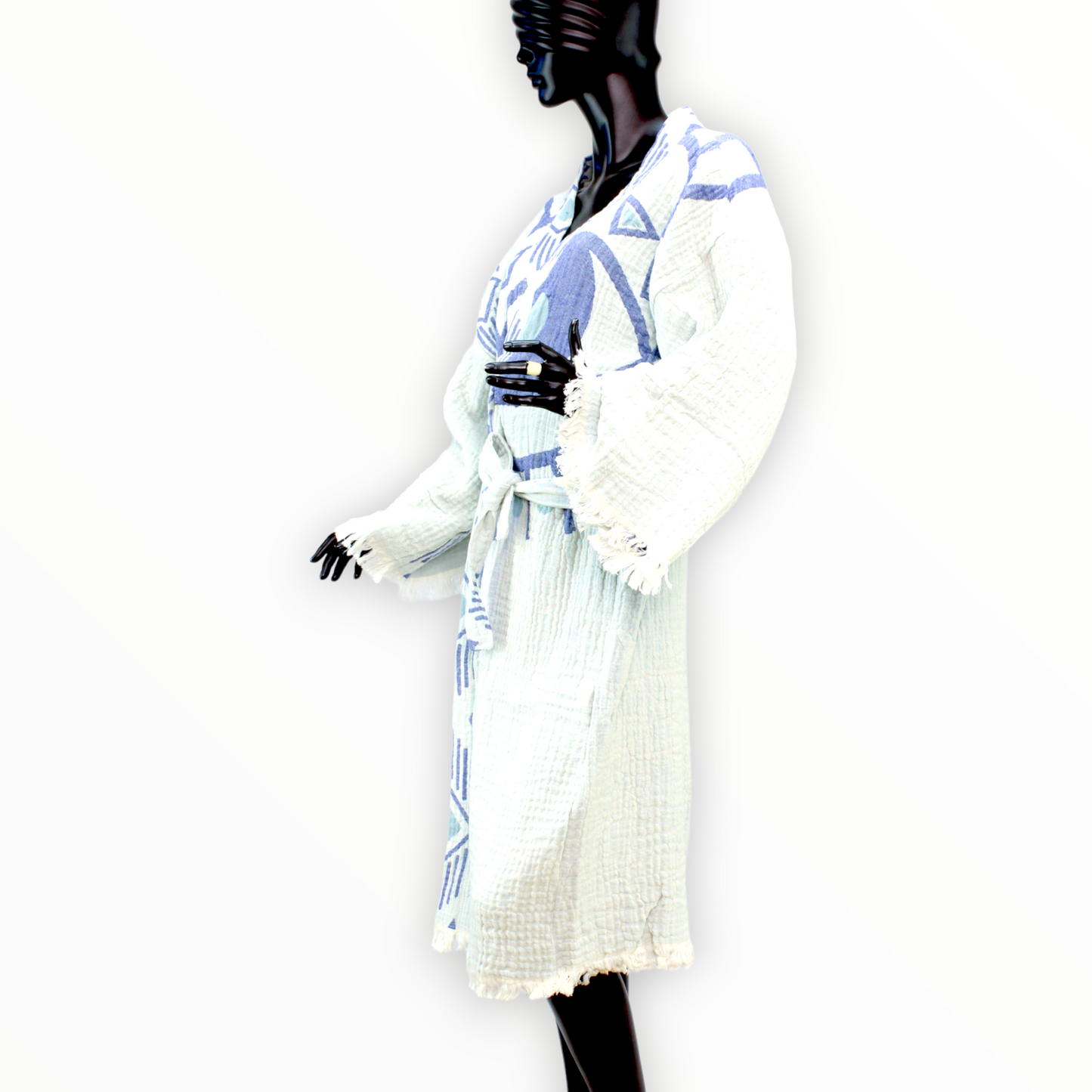 Turkish Towel Bathrobe Kimono Kaftan