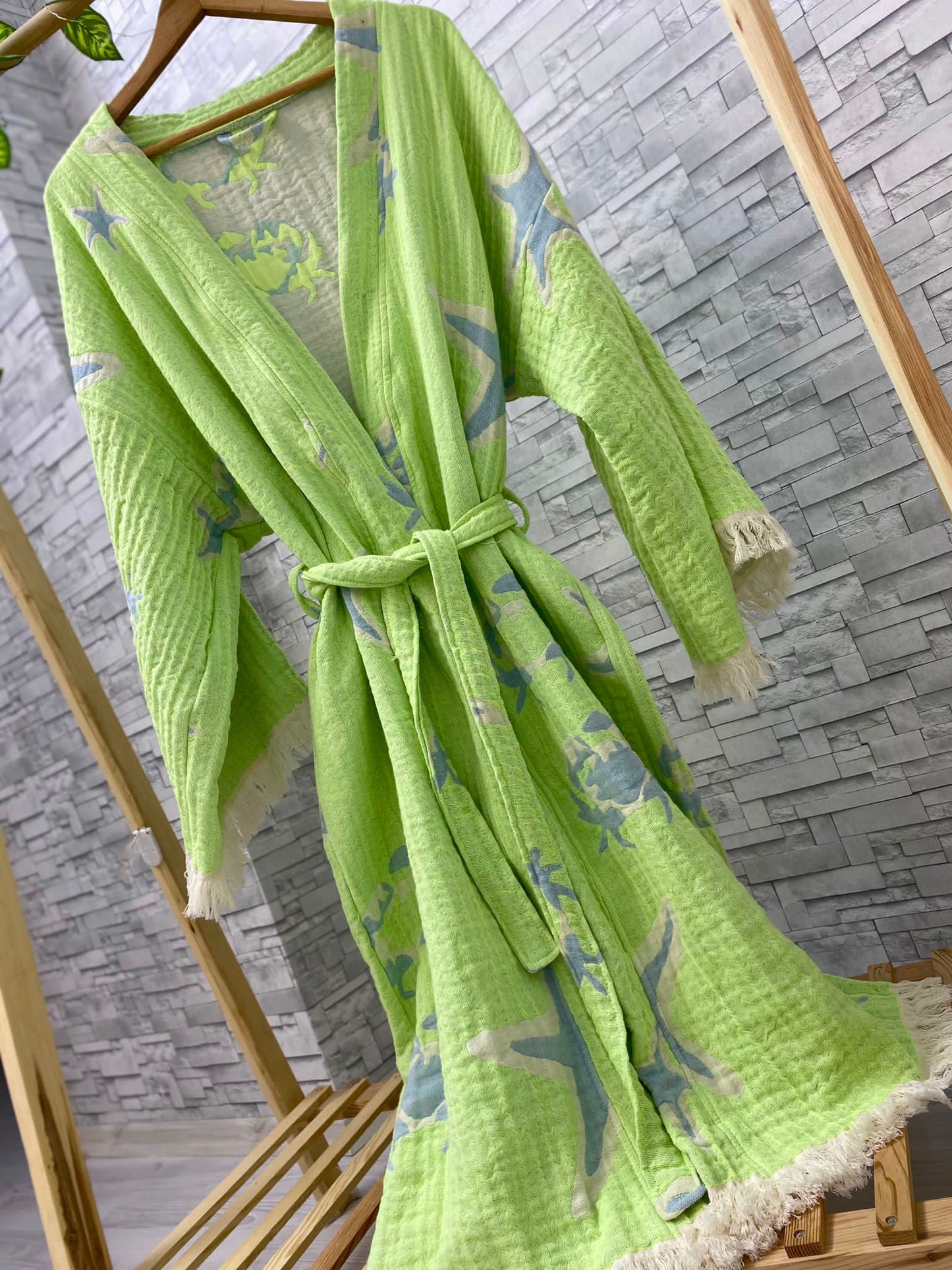 Turkish Towel Kimono Kaftan Bathrobe