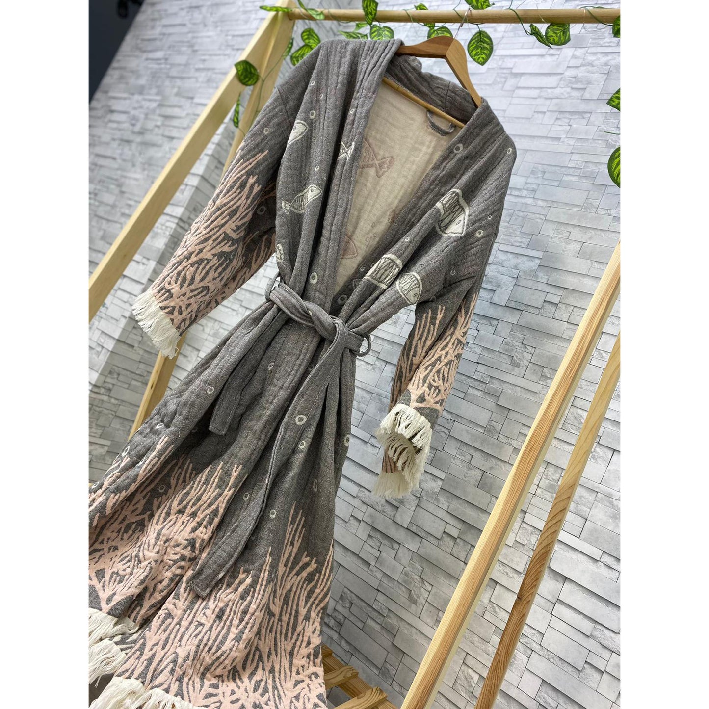 Turkish Towel Kimono Kaftan Bathrobe