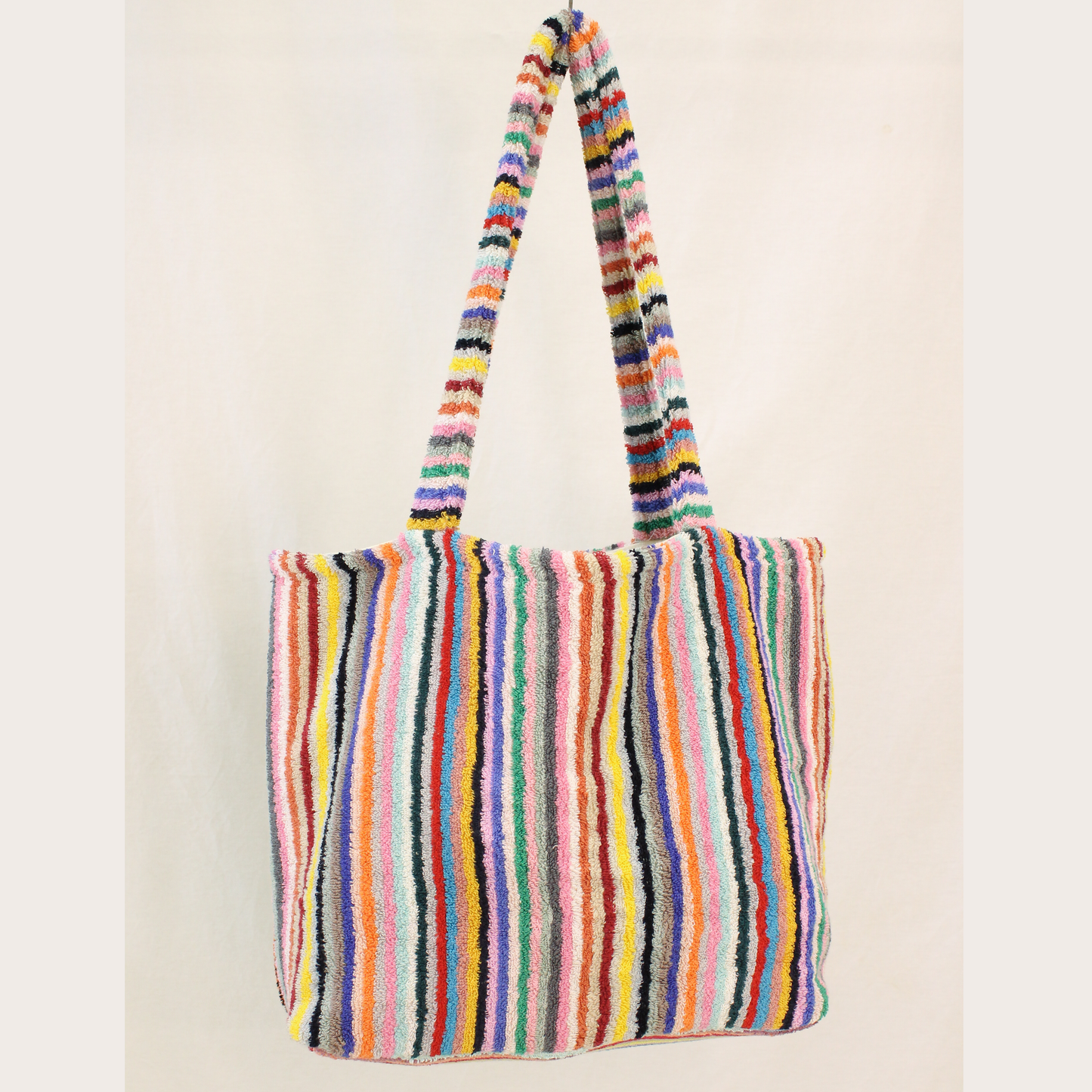 Turkish Terry Towel Shopping Bag, Beach Bag, Tote Bag