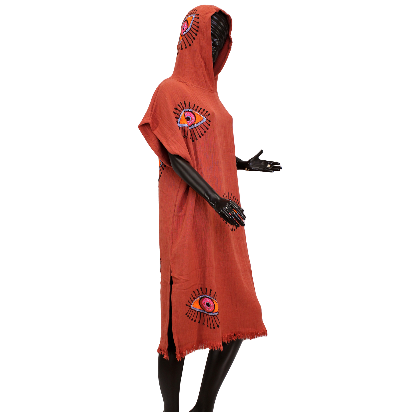 Turkish Towel Surf Poncho, Beach Poncho, Changing Poncho, Organic Cotton Muslin