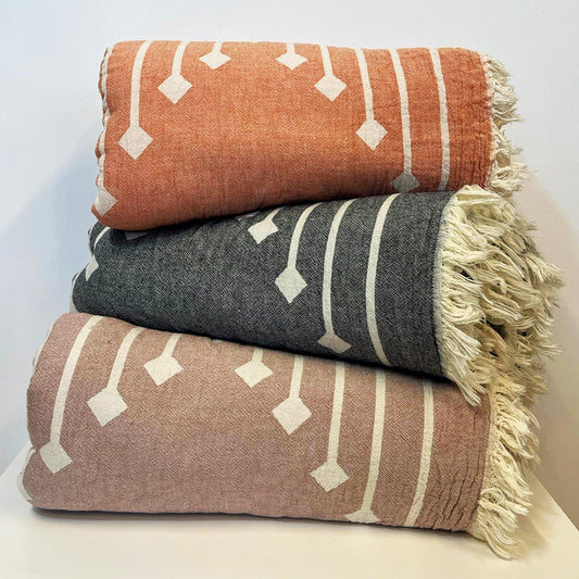 Turkish Towel Wellsoft Throw Blanket