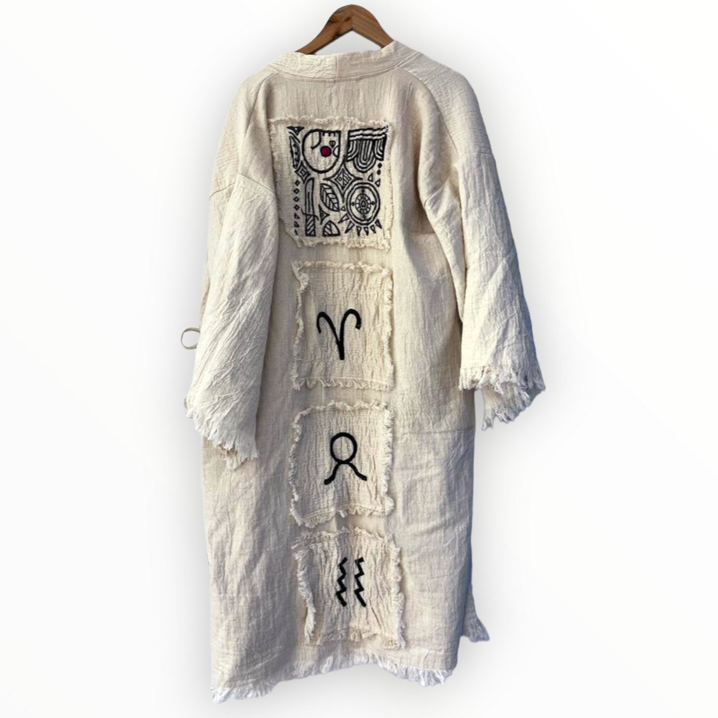 Unisex Natural Cotton Turkish Towel Kimono Kaftan Bathrobe