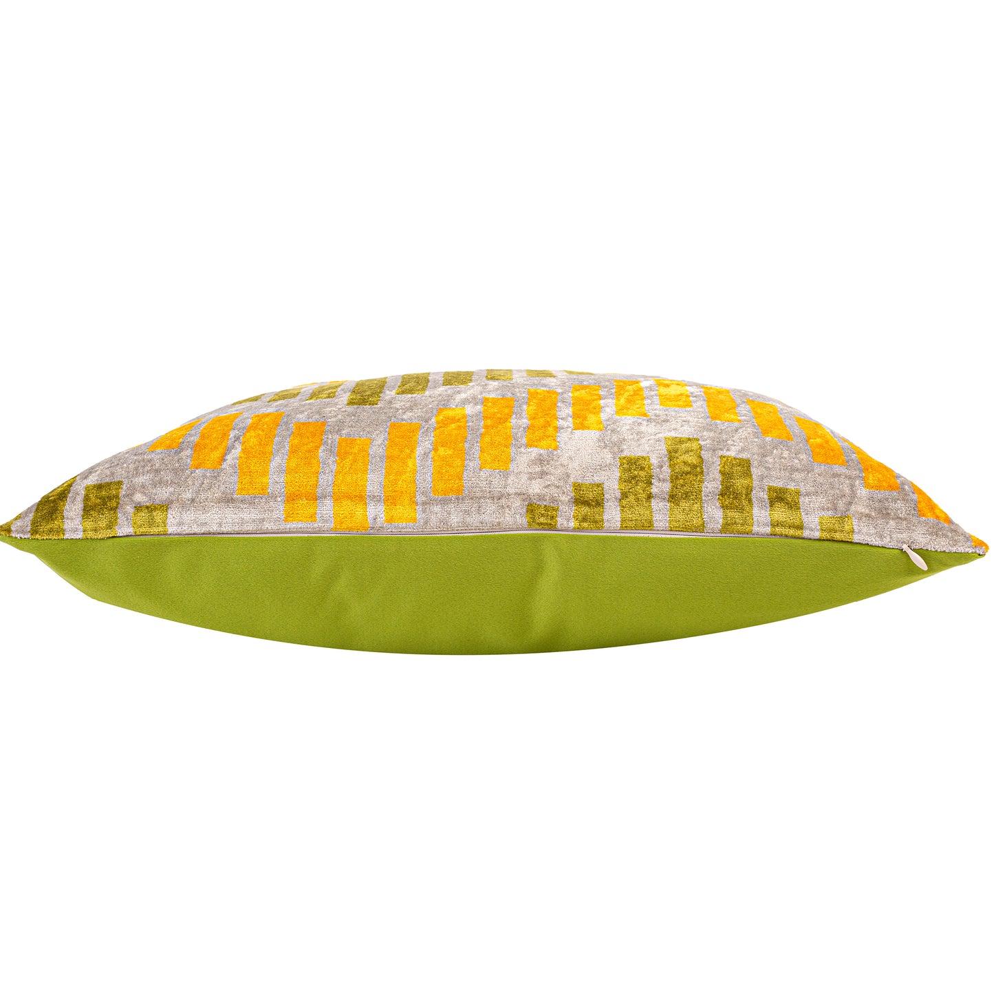 Silk Velvet Ikat Pillow