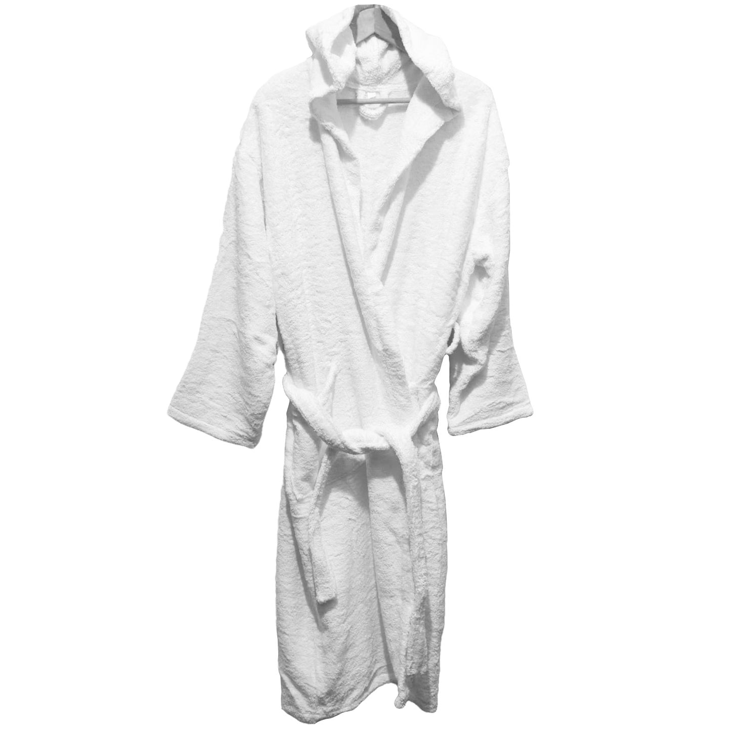 Turkish Terry Towel White Bathrobe