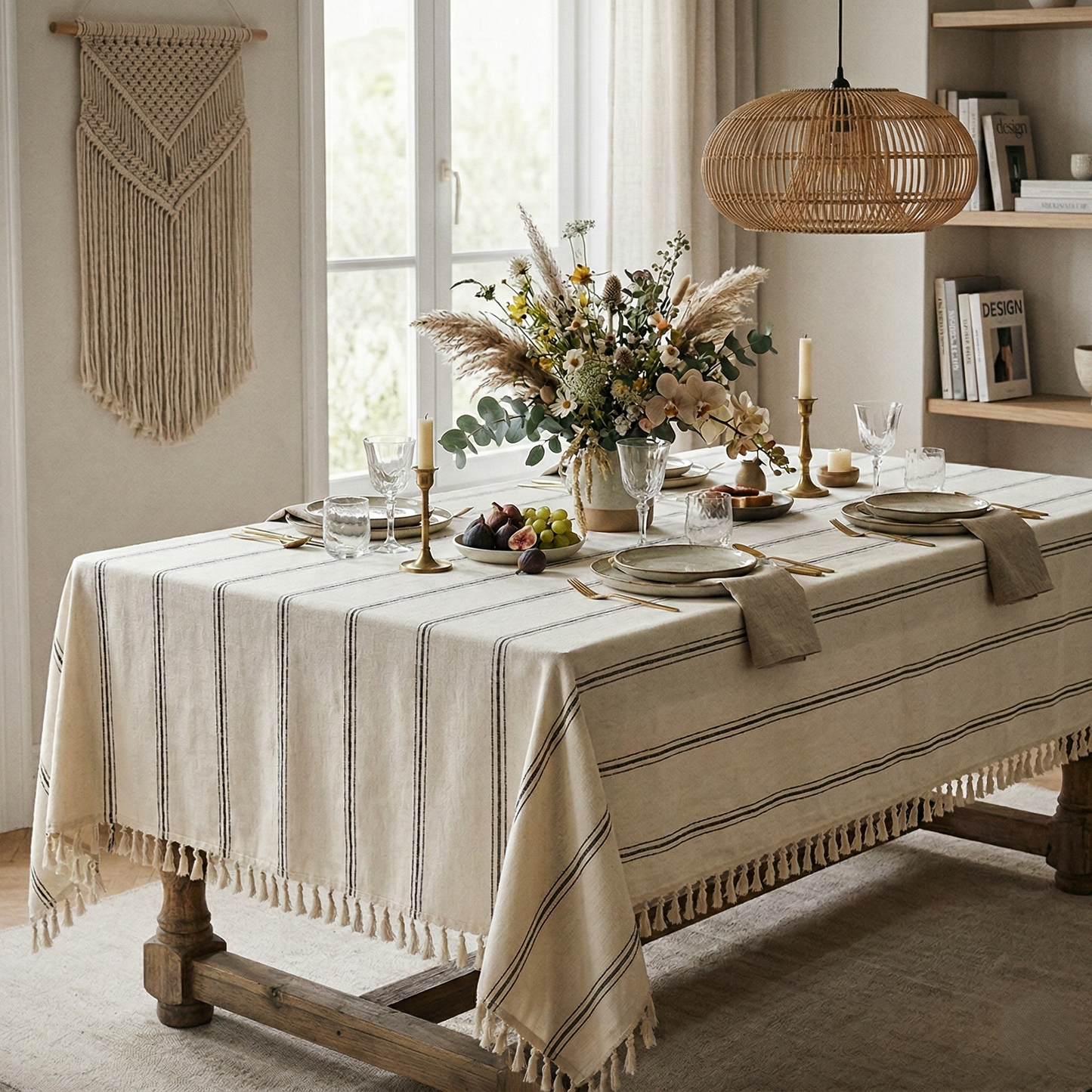 Anatolia Natural Cotton Throw Blanket