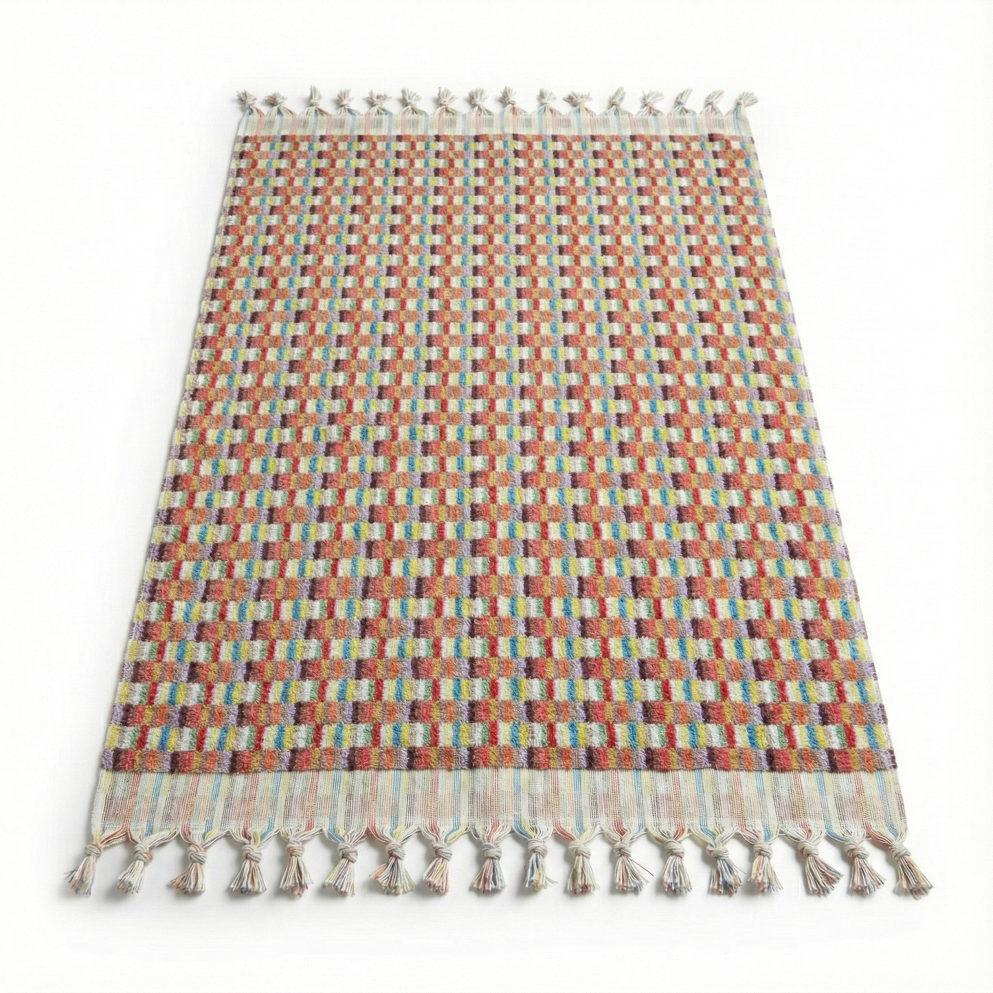 Anatolian Mosaic Hand-Woven Turkish Bath Towel