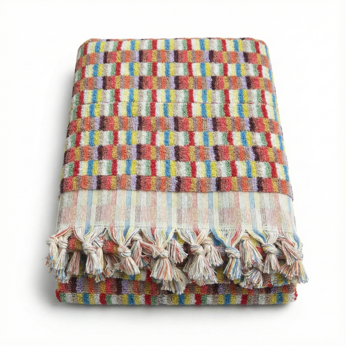 Anatolian Mosaic Hand-Woven Turkish Bath Towel