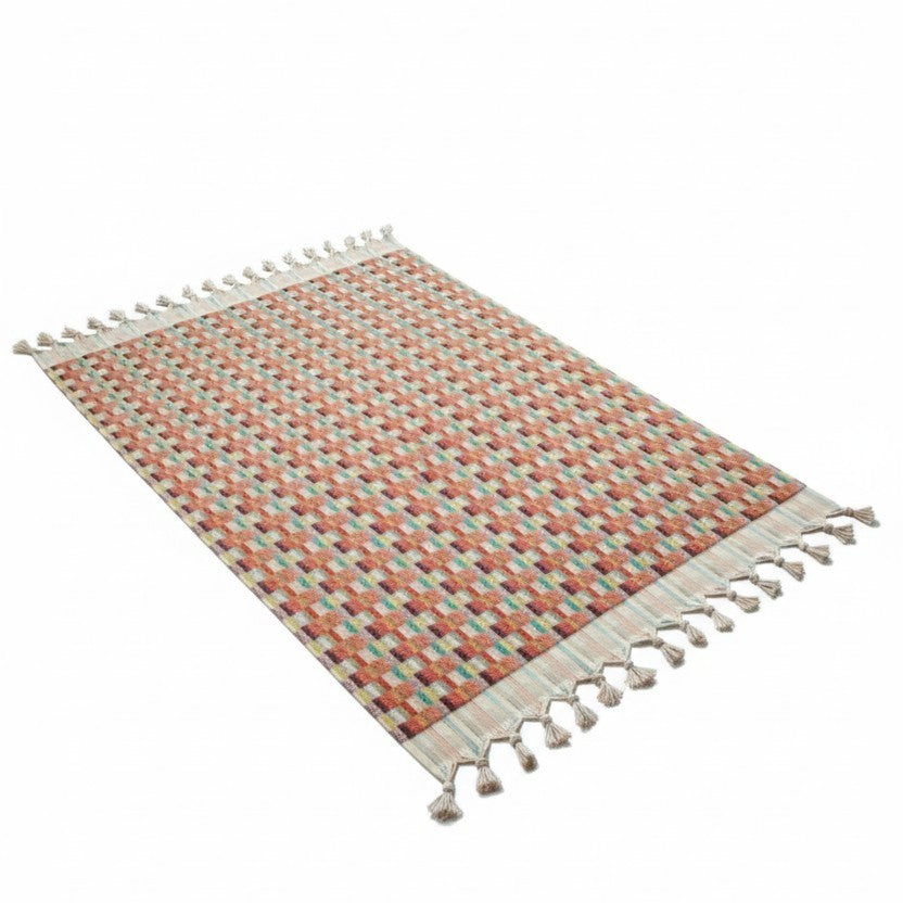 Anatolian Mosaic Hand-Woven Turkish Hand Towel - Thumbnail 3