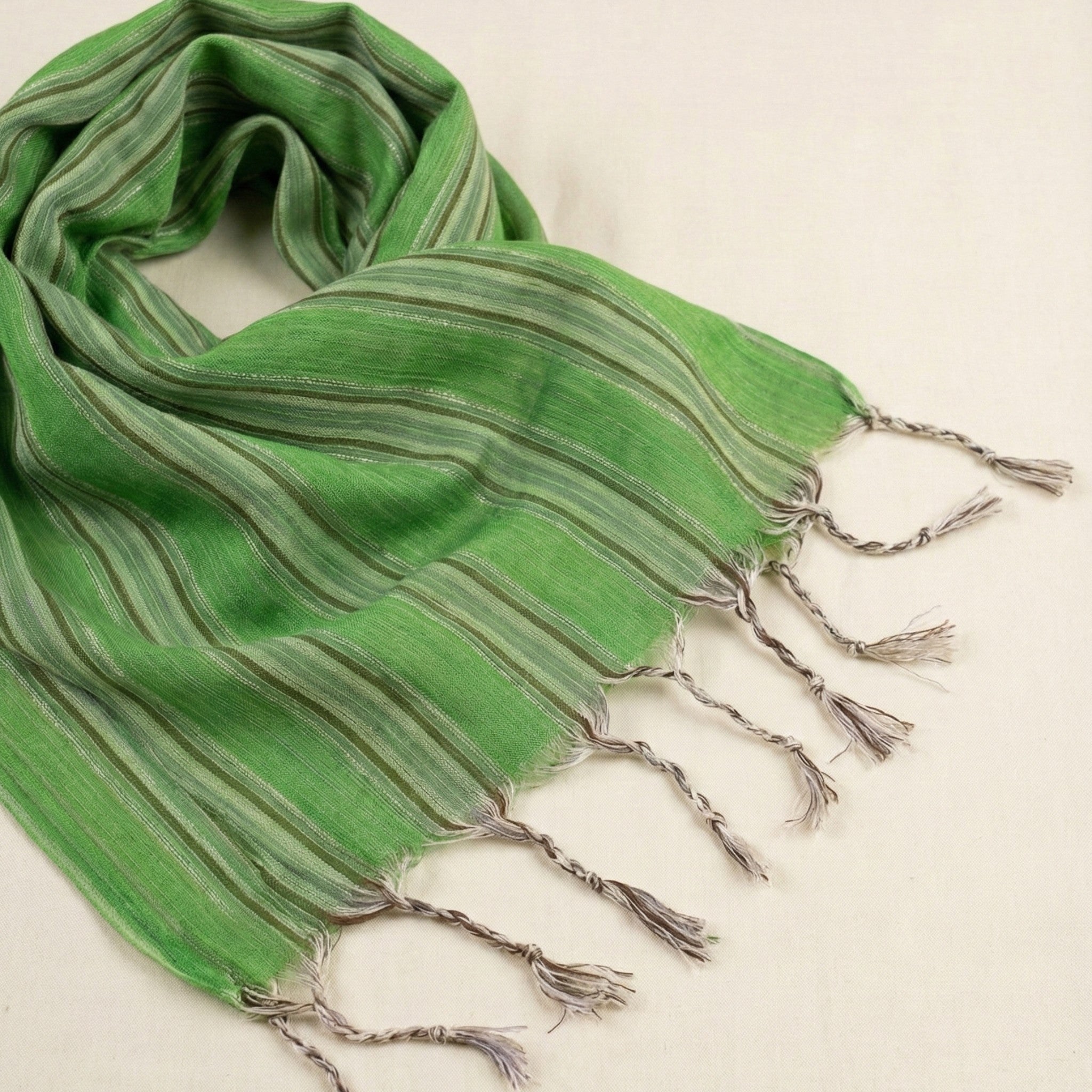Antakya Handwoven Silk Scarf – Limited Edition – Dervis Natural