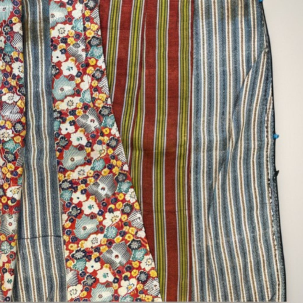 Antique Caucasian Kaftan — Handwoven Silk Kutnu