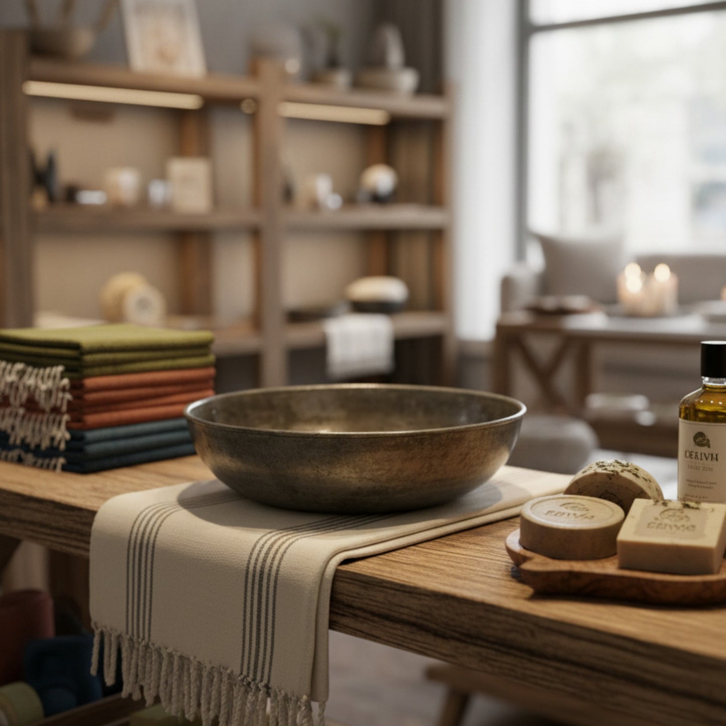 Antique Copper Hammam Bowl – Authentic 90–100 Years Old Collectible